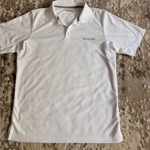 Columbia Men's Crisp White Polo Shirt